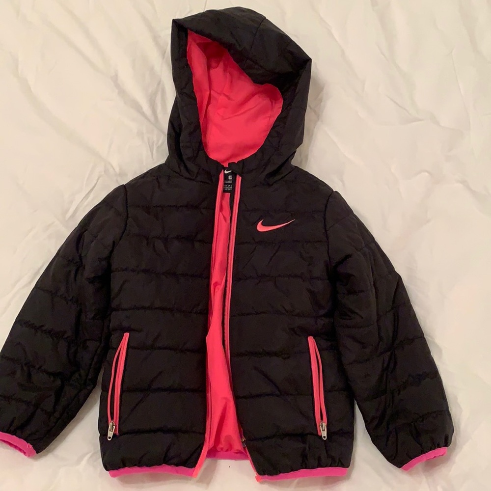Black Nike puffer jacket, 3T